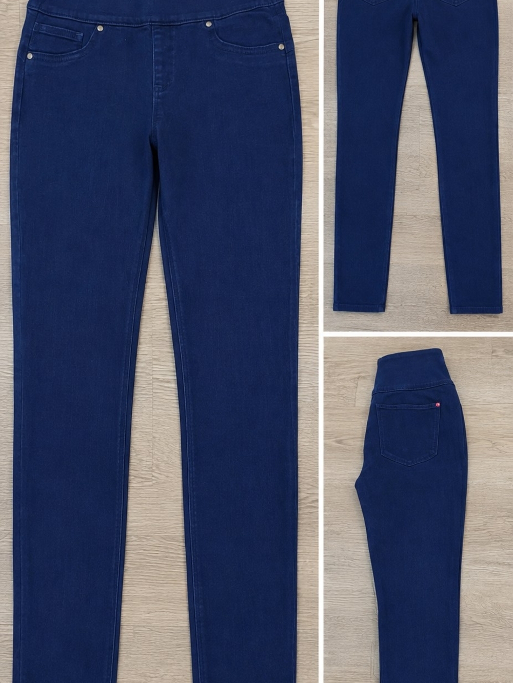 SPANX Navy Stretch Skinny Jeans